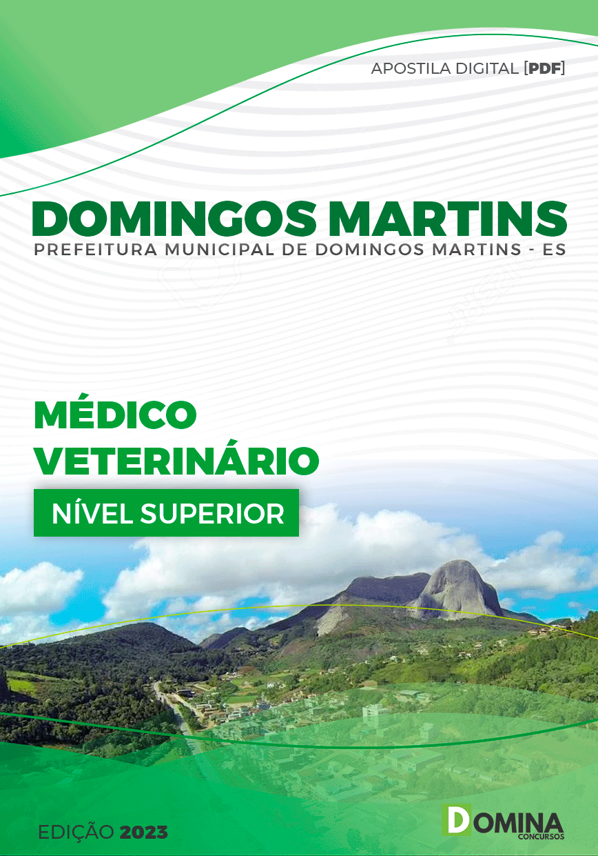 Apostila Pref Domingos Martins ES 2023 Médico Veterinário