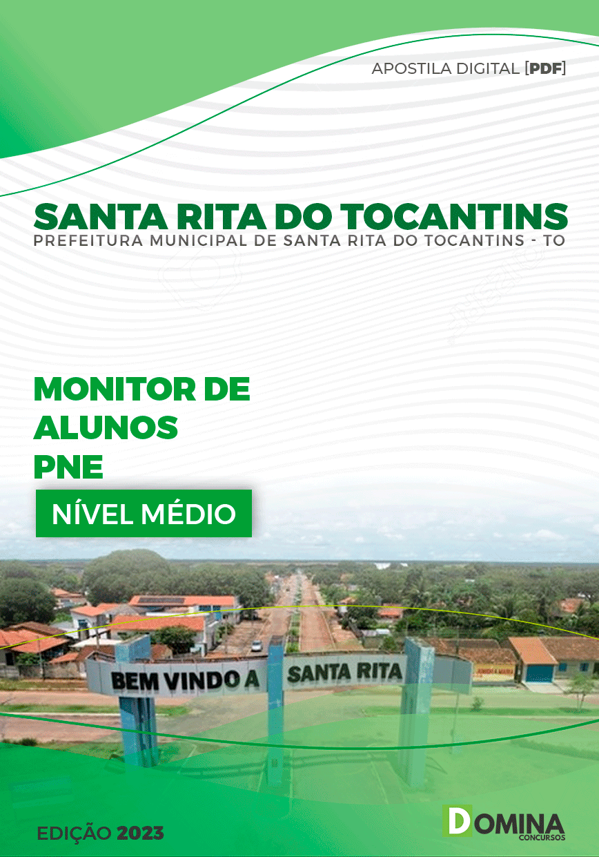 Apostila Pref Santa Rita do Tocantins TO 2023 Monitor Alunos