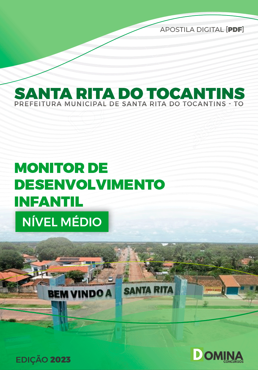 Apostila Pref Santa Rita do Tocantins TO 2023 Monitor Desenvolvimento Infantil