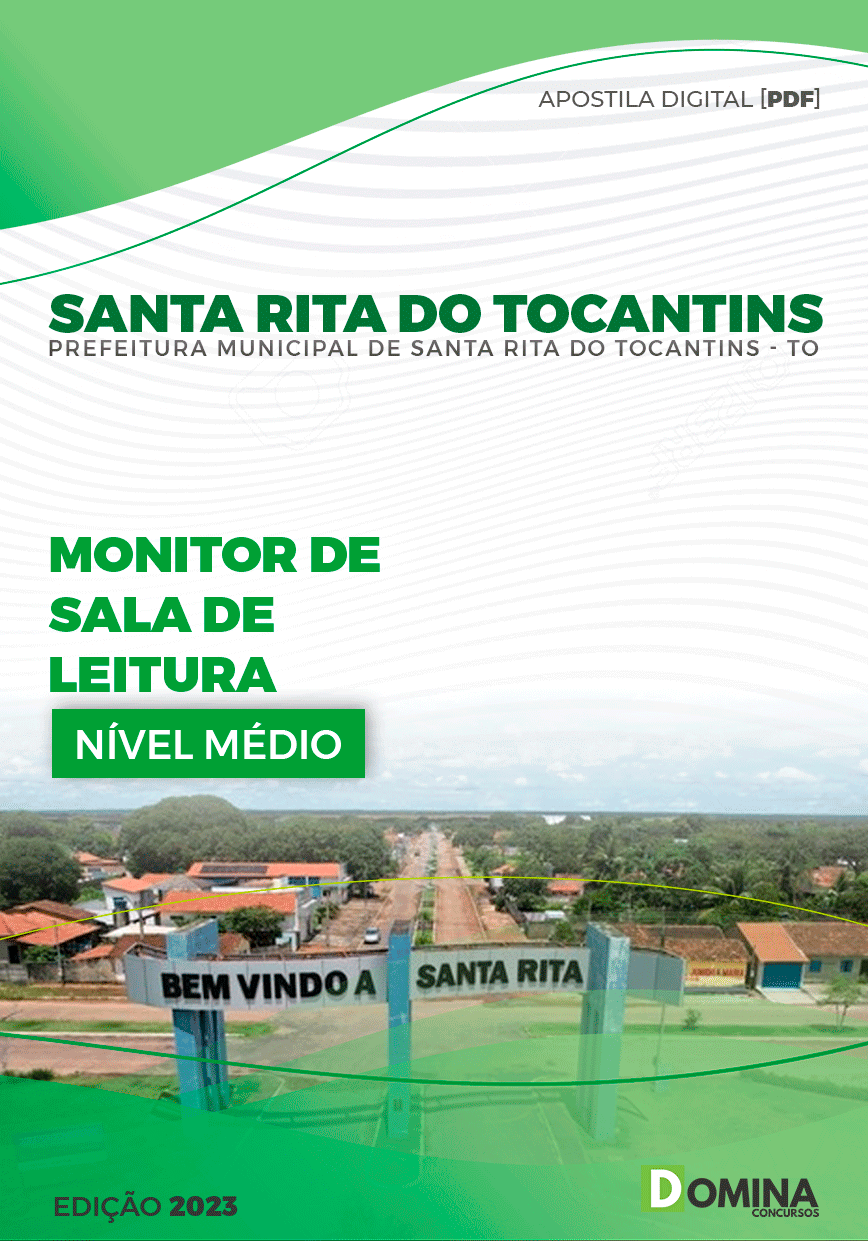 Apostila Pref Santa Rita do Tocantins TO 2023 Monitor Sala Leitura