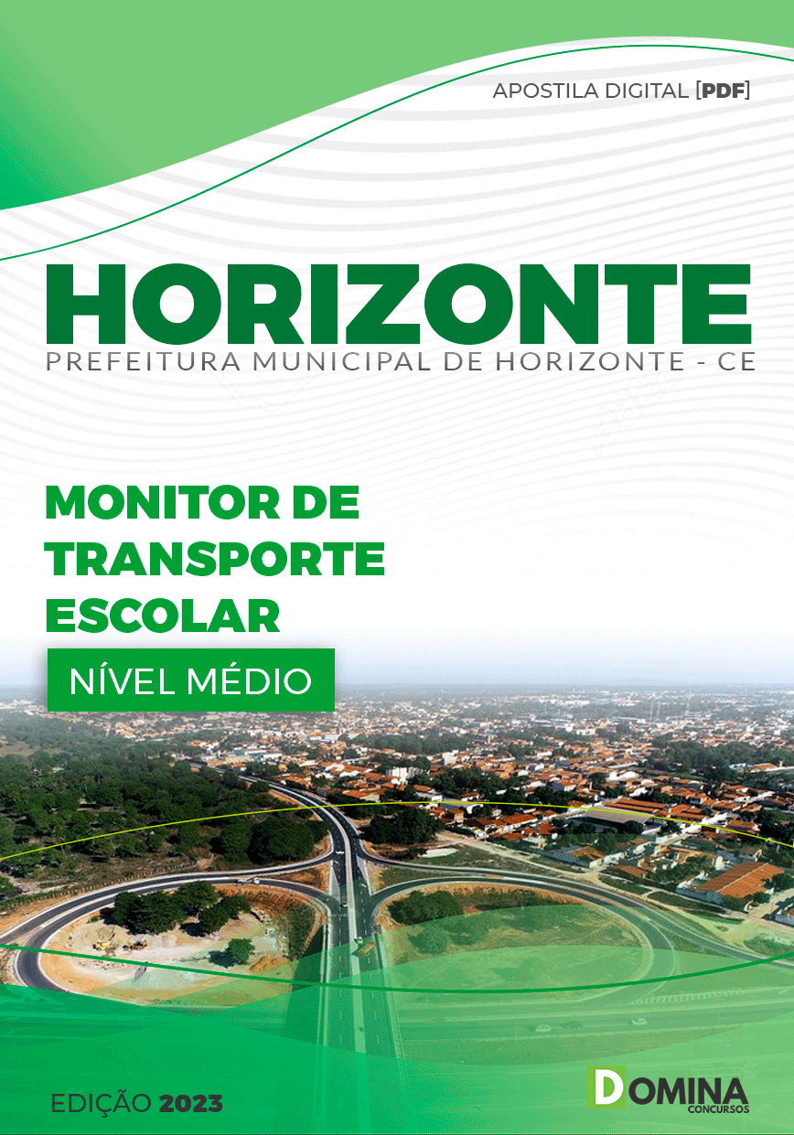 Apostila Pref Horizonte CE 2023 Monitor Transporte Escolar