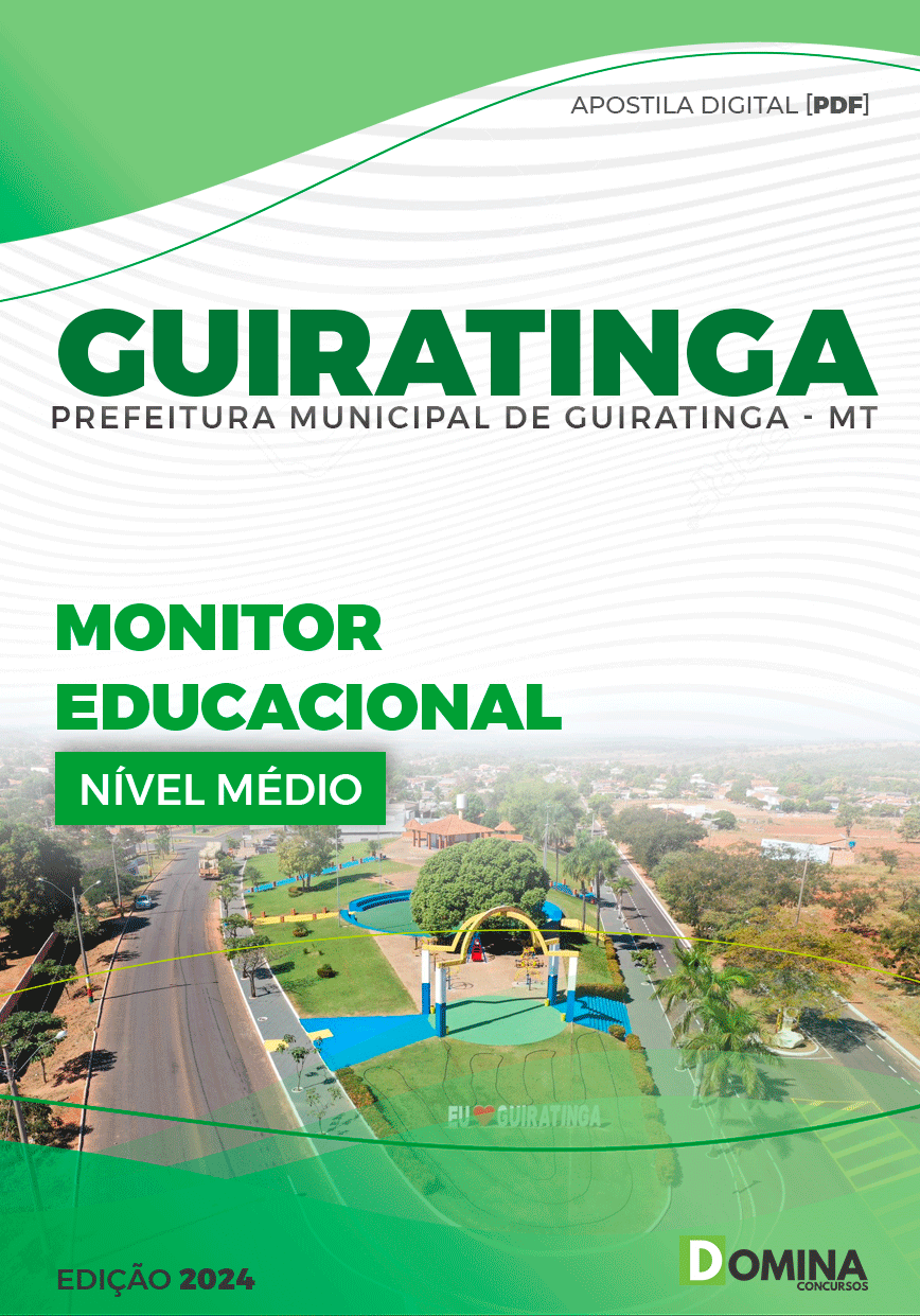 Apostila Pref Guiratinga MT 2024 Monitor Educacional