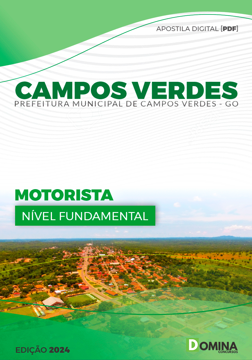 Apostila Pref Campos Verdes GO 2023 Motorista