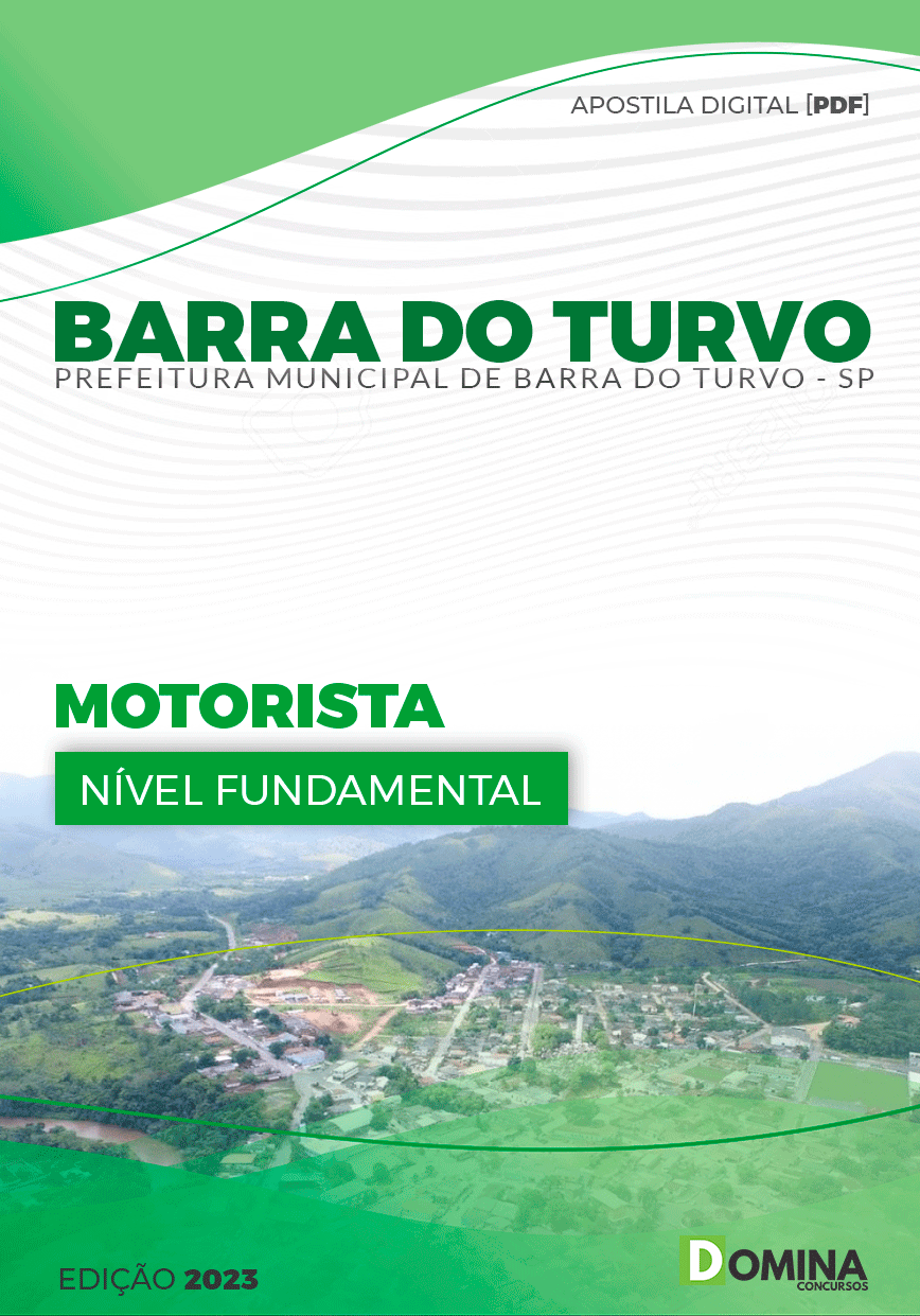 Apostila Pref Barra do Turvo SP 2023 Motorista