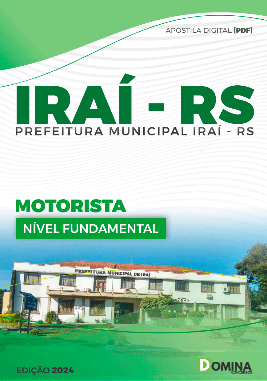 Apostila Pref Iraí RS 2024 Motorista