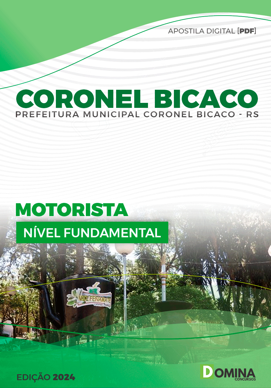 Apostila Pref Coronel Bicaco RS 2024 Motorista