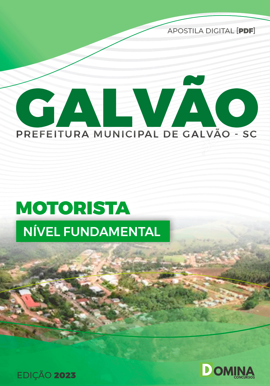 Apostila Concurso Pref Galvão SC 2023 Motorista