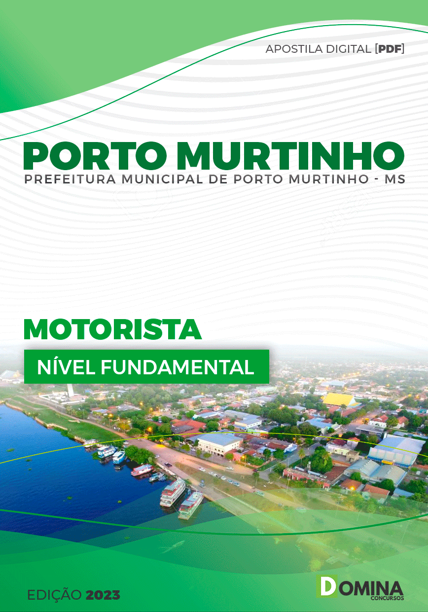 Apostila Pref Porto Murtinho MG 2023 Motorista
