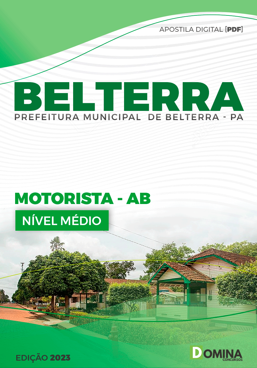 Apostila Concurso Pref Belterra PA 2023 Motorista AB