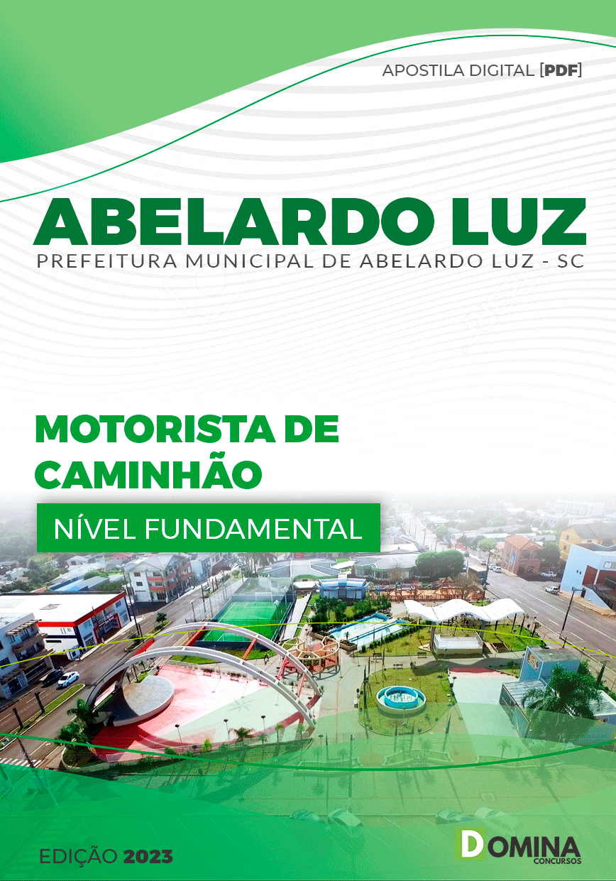 Apostila Pref Abelardo Luz SC 2023 Motorista de Caminhão
