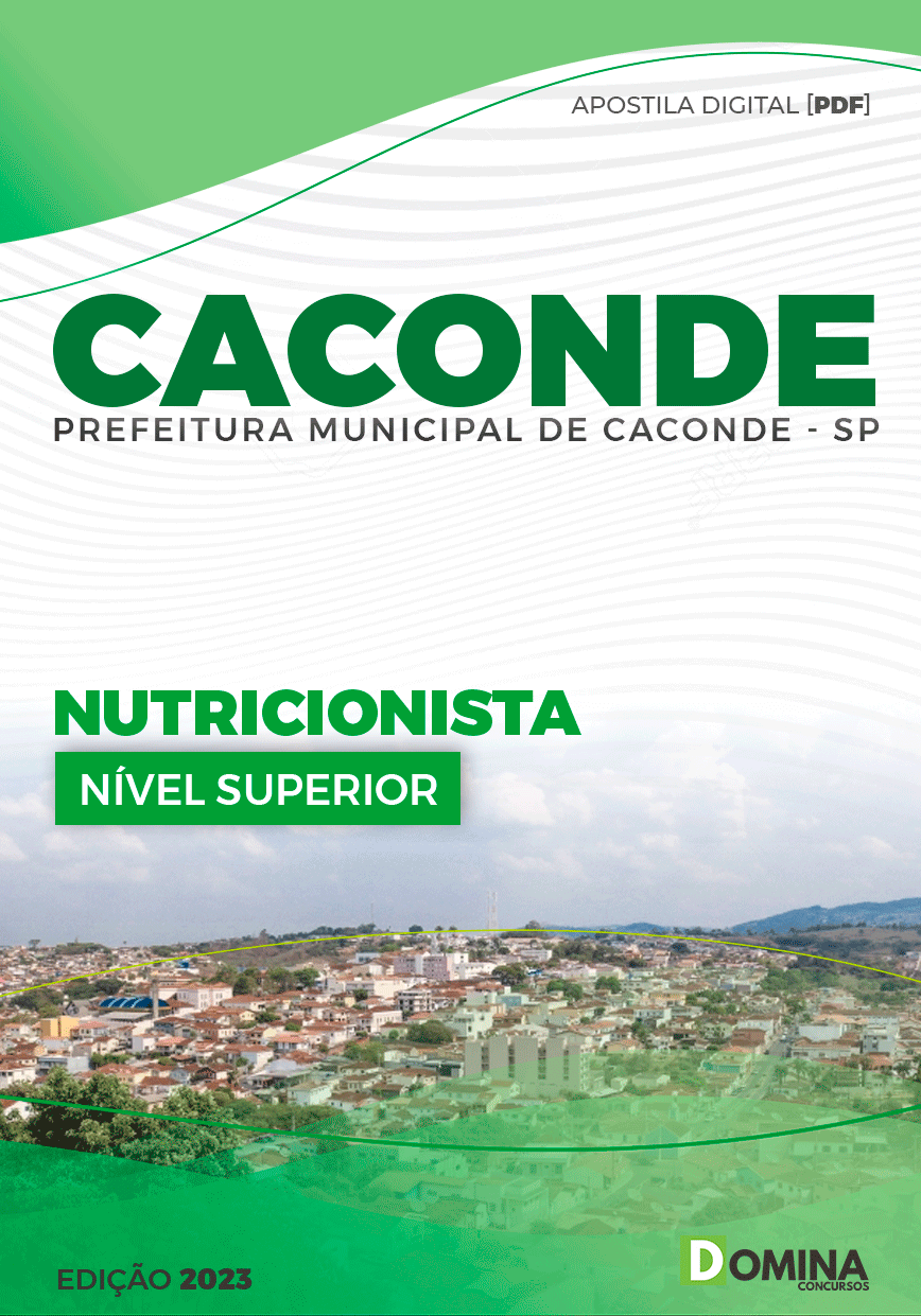Apostila Concurso Pref Caconde SP 2023 Nutricionista