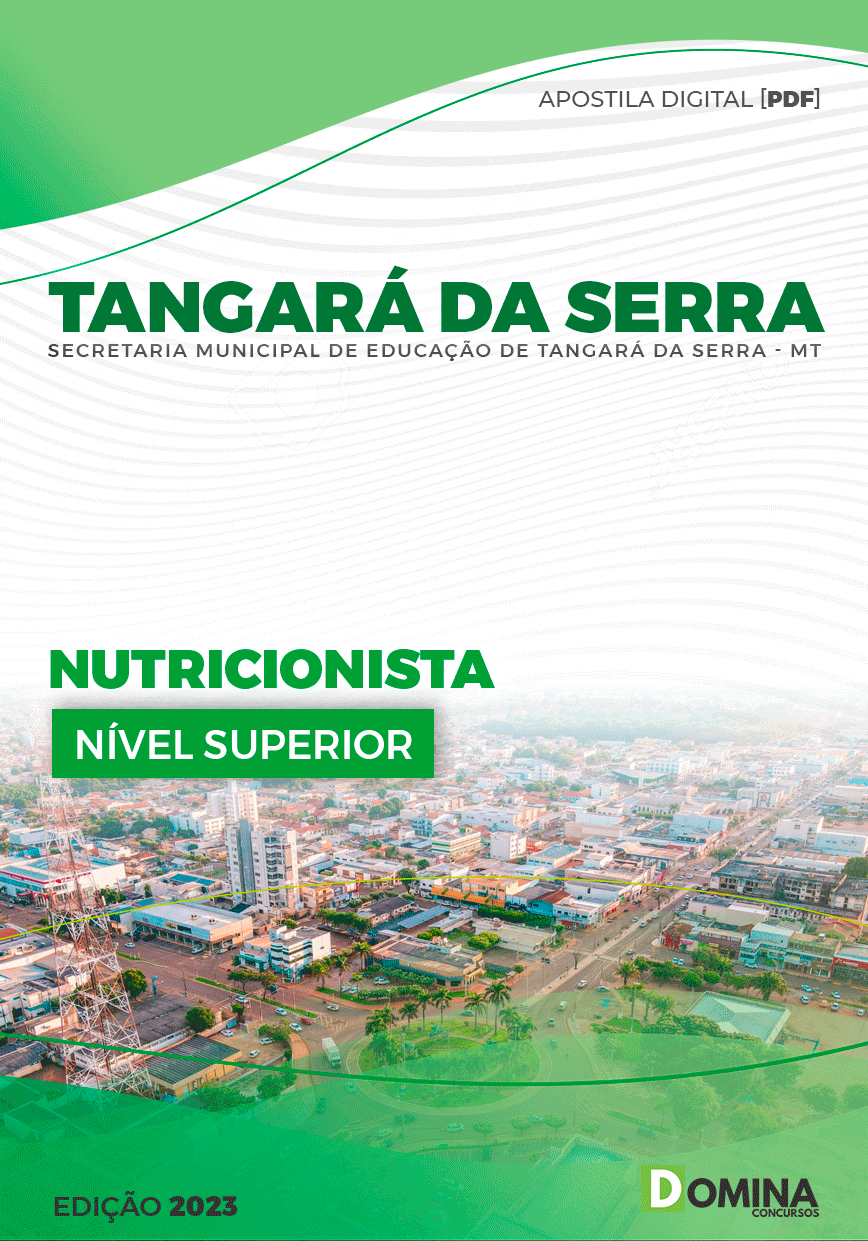 Apostila Pref Tangará da Serra MT 2023 Nutricionista