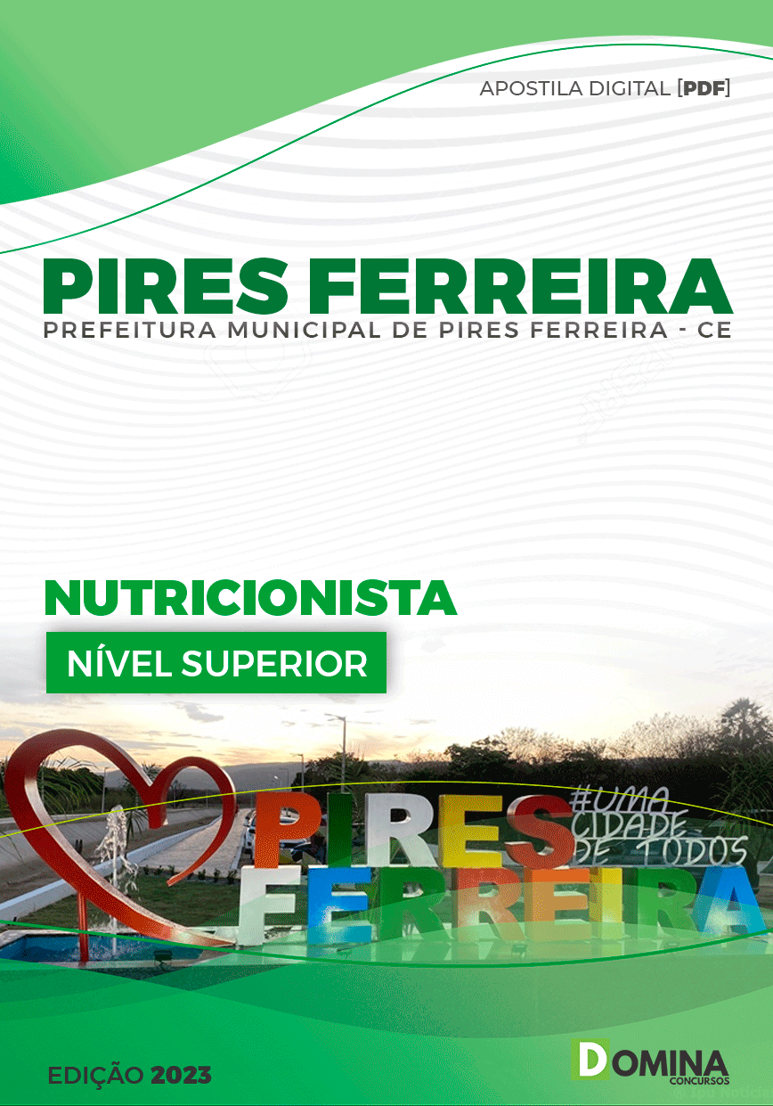 Apostila Pref Pires Ferreira CE 2023 Nutricionista