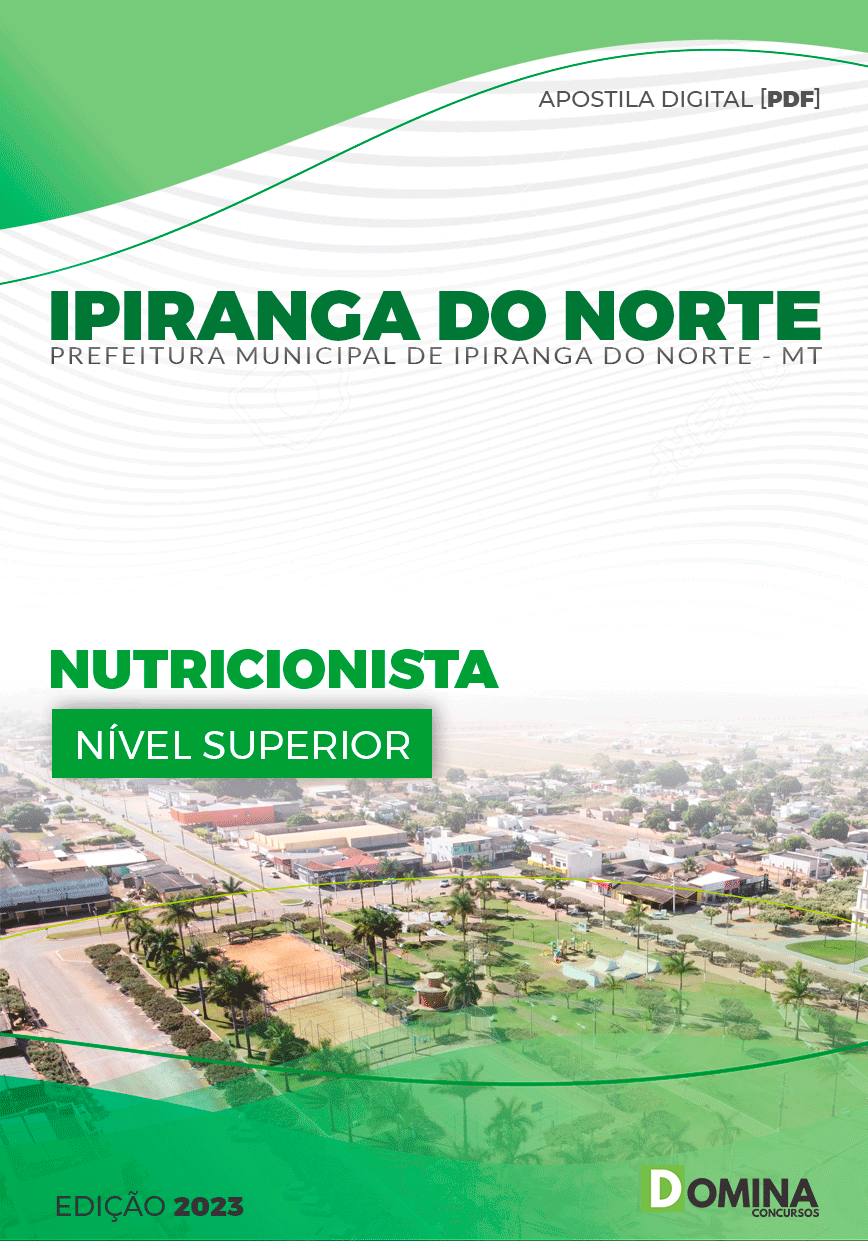 Apostila Pref Ipiranga do Norte MT 2023 Nutricionista