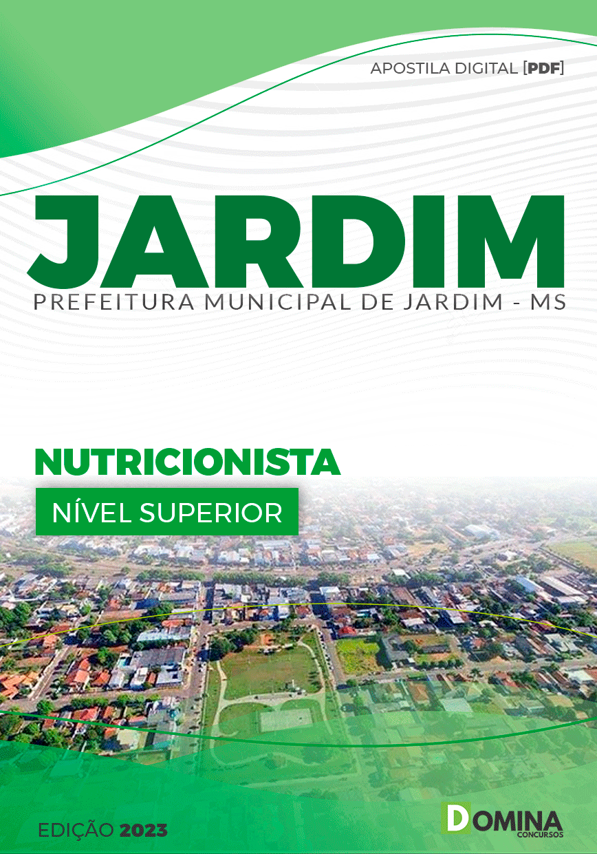 Apostila Concurso JARDIM MS 2023 Nutricionista