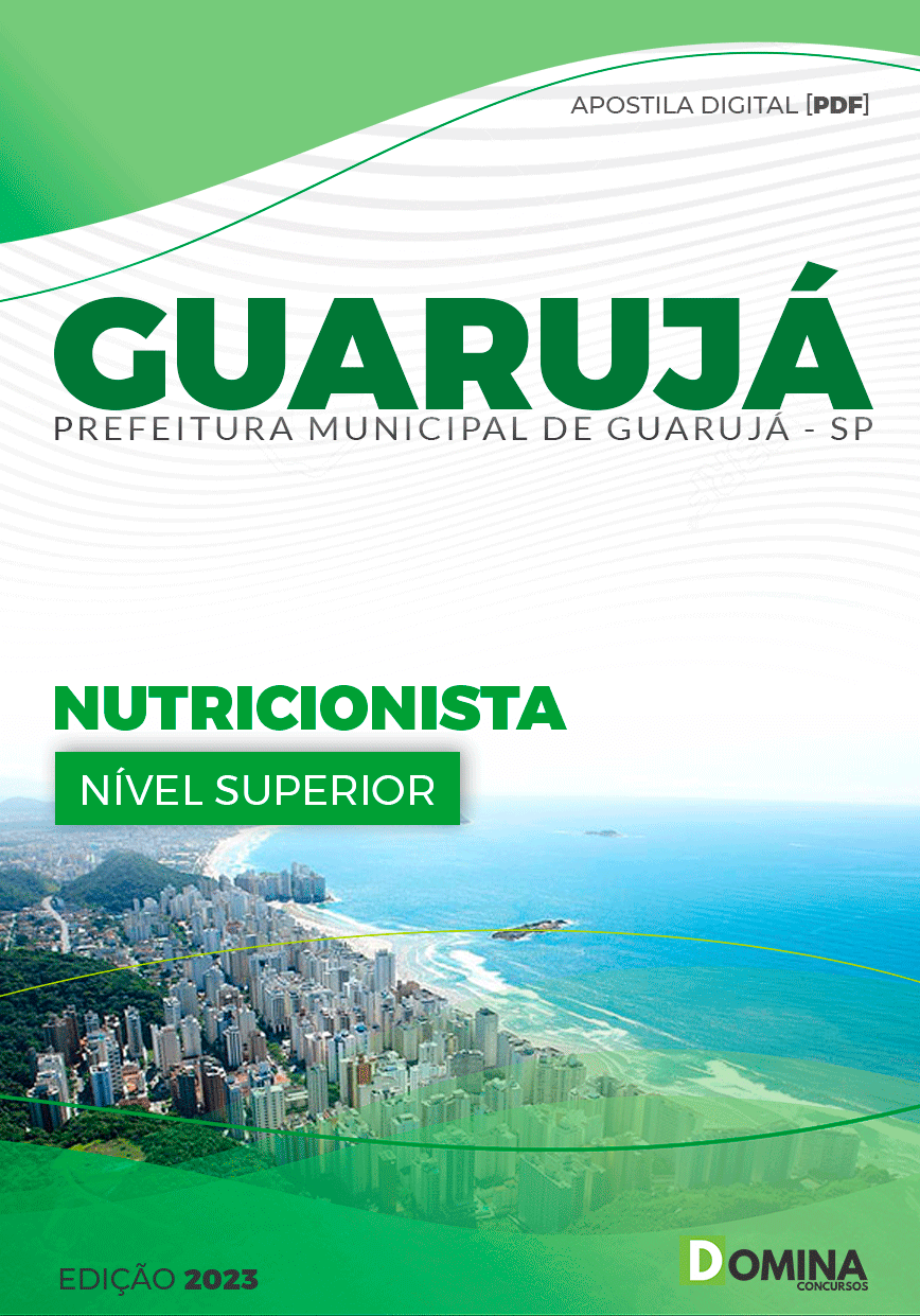 Apostila Pref Guarujá SP 2023 Nutricionista
