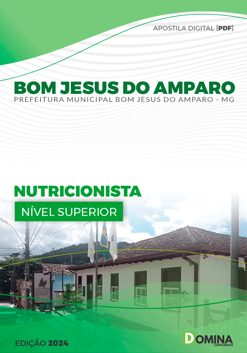 Pref Bom Jesus do Amparo MG 2024 Nutricionista