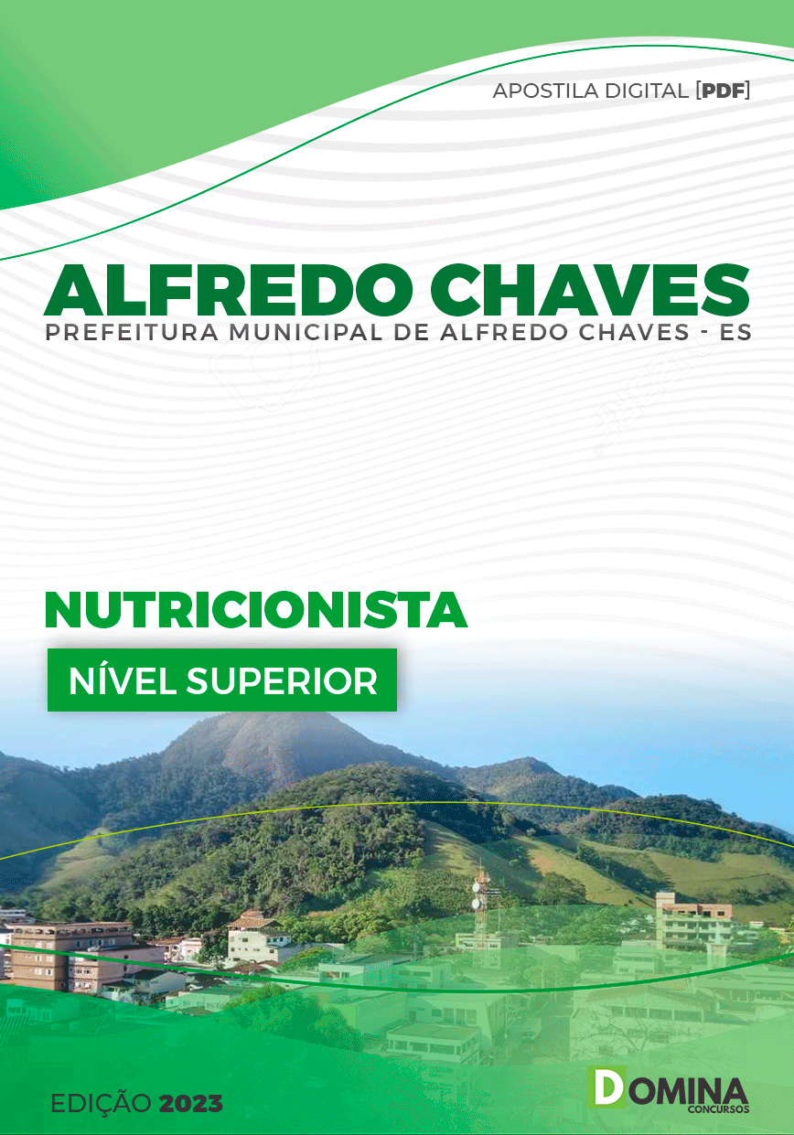 Apostila Pref Alfredo Chaves ES 2023 Nutricionista