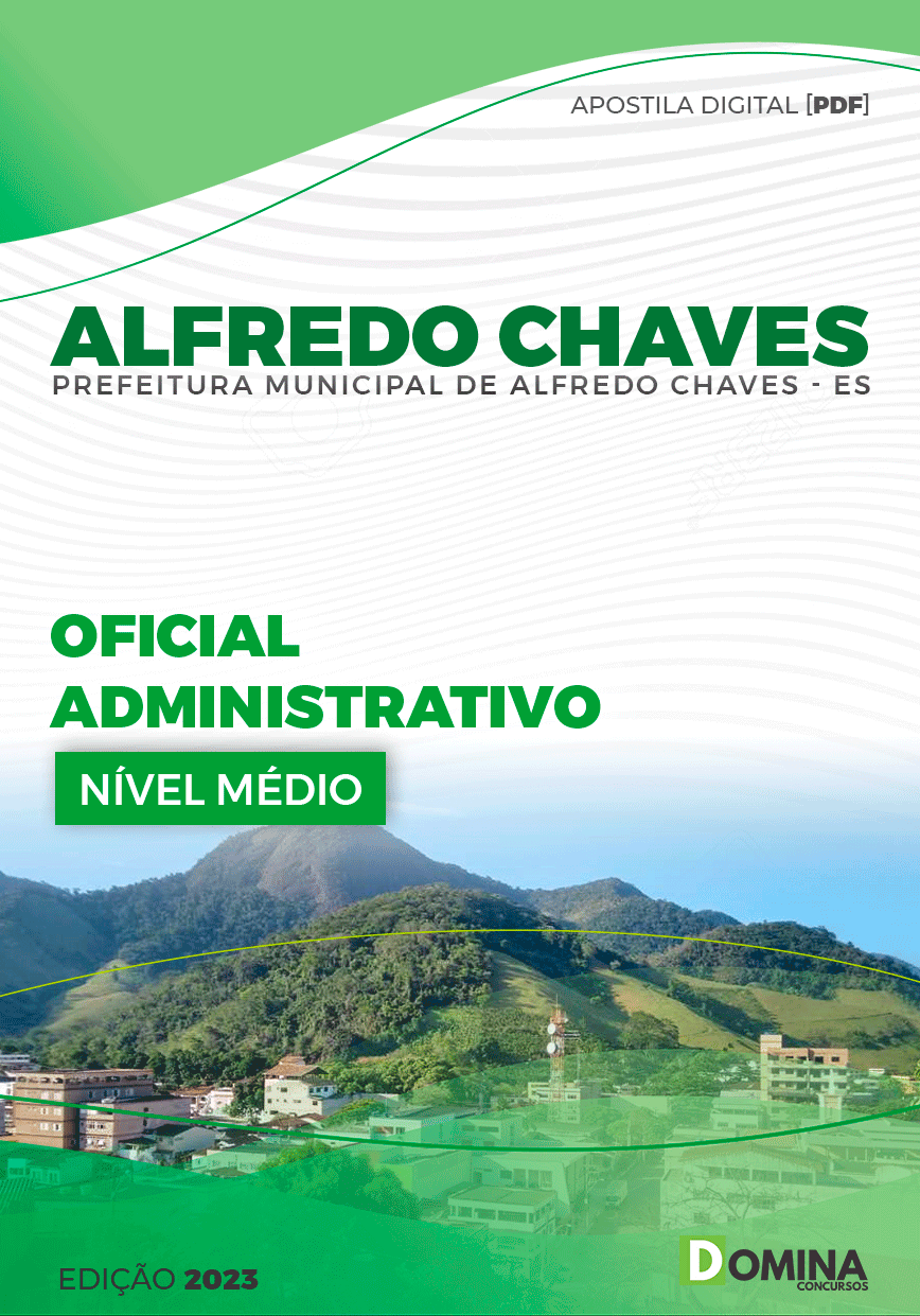 Apostila Pref Alfredo Chaves ES 2023 Oficial Administrativo