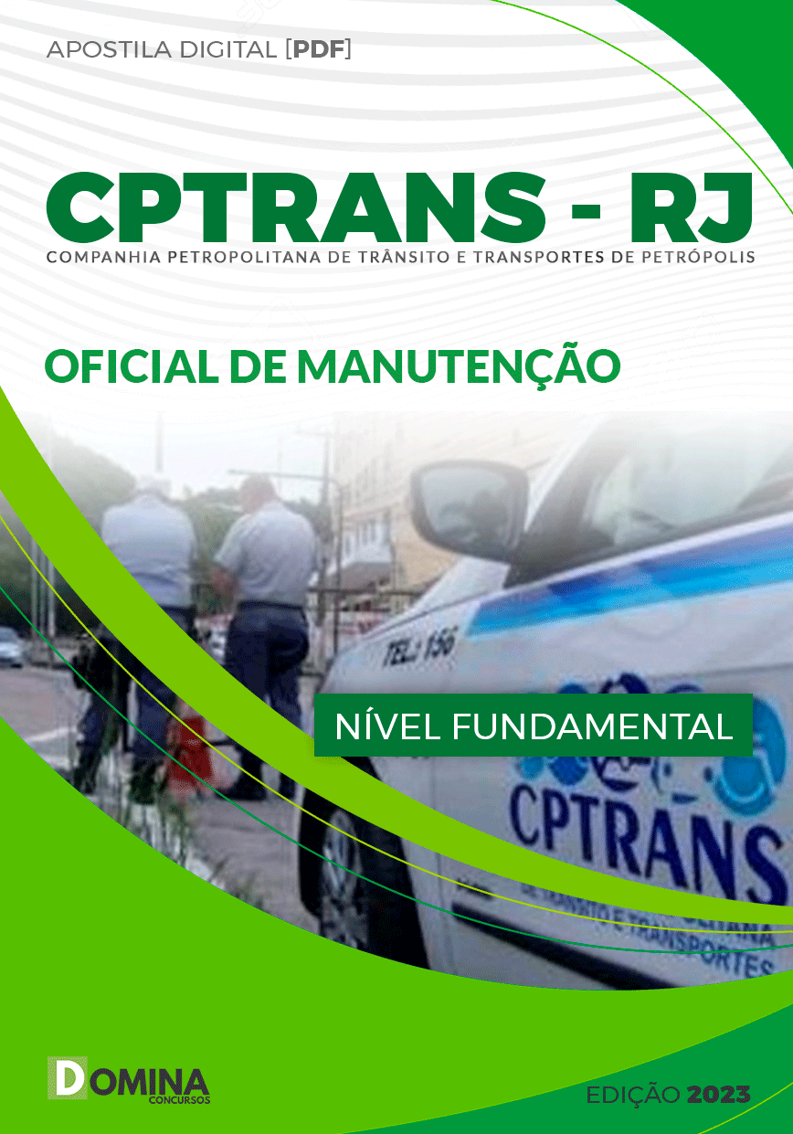 Apostila Concurso CPTRANS RJ 2023 Oficial Manutenção