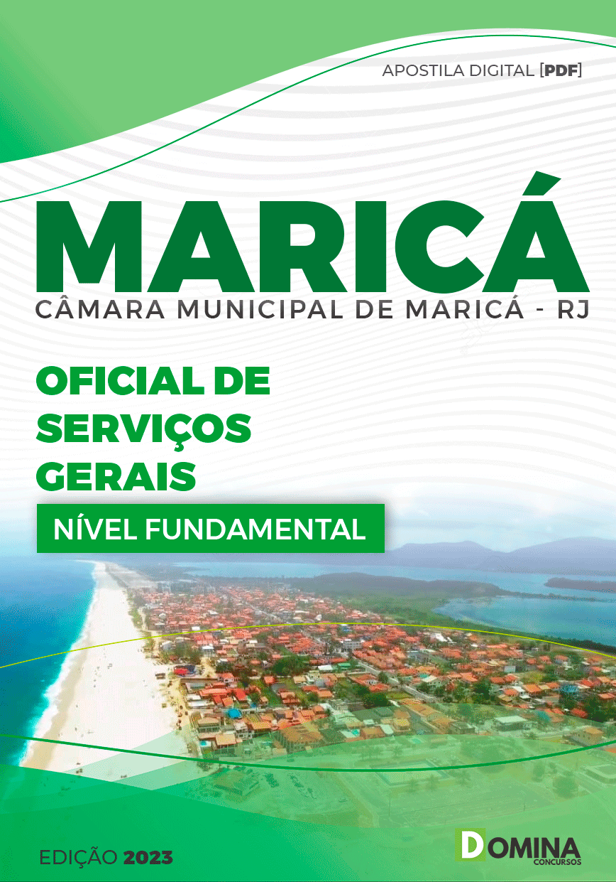 Apostila Câmara Maricá RJ 2023 Oficial de Serviços Gerais