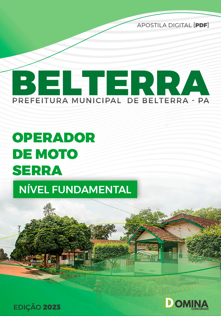 Apostila Concurso Pref Belterra PA 2023 Operador Moto Serra