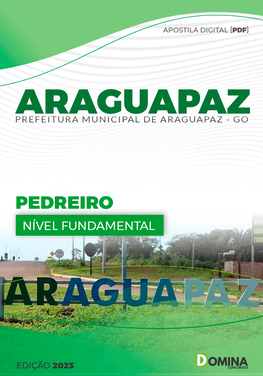Apostila Concurso Pref Araguapaz GO 2023 Pedreiro
