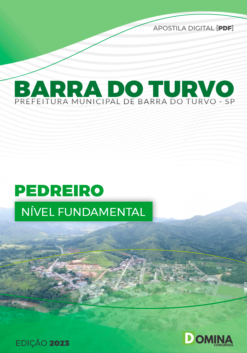 Apostila Pref Barra do Turvo SP 2023 Pedreiro