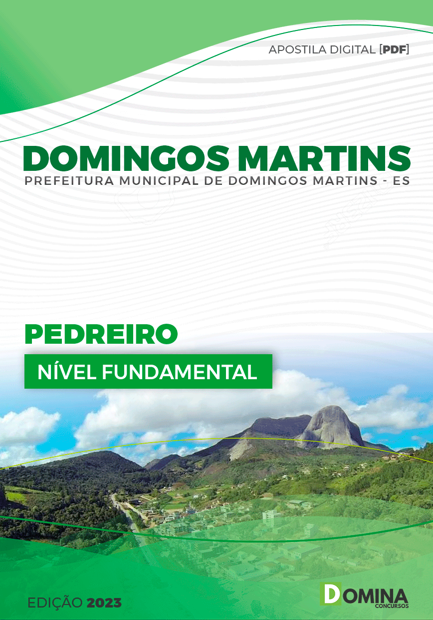 Apostila Pref Domingos Martins ES 2023 Pedreiro