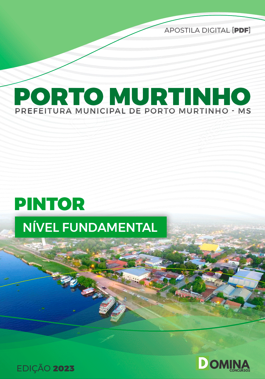 Apostila Pref Porto Murtinho MG 2023 Pintor