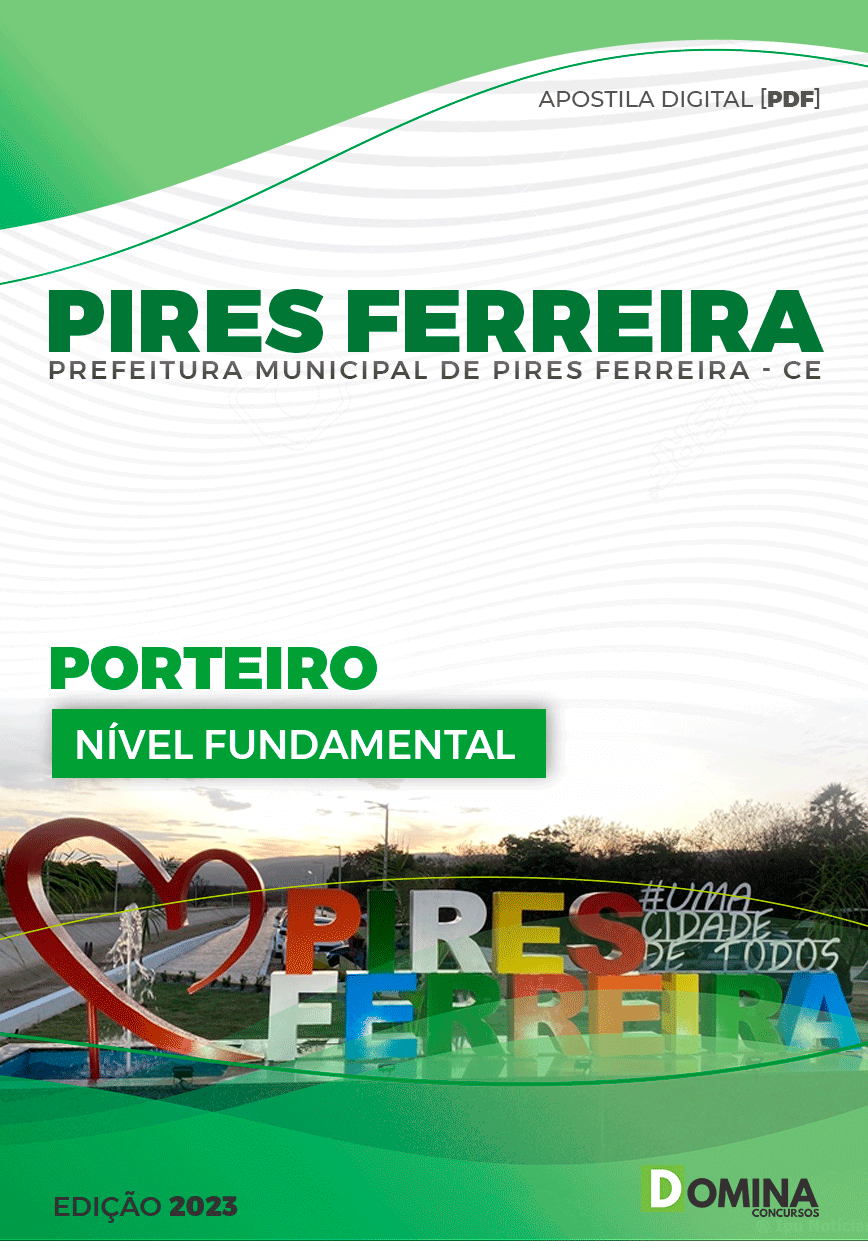 Apostila Pref Pires Ferreira CE 2023 Porteiro