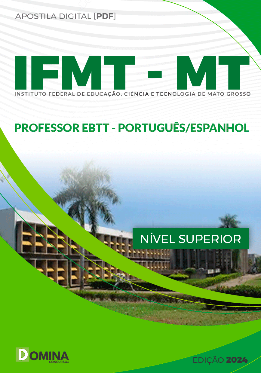 Apostila Concurso IFMT MT 2024 Português Espanhol