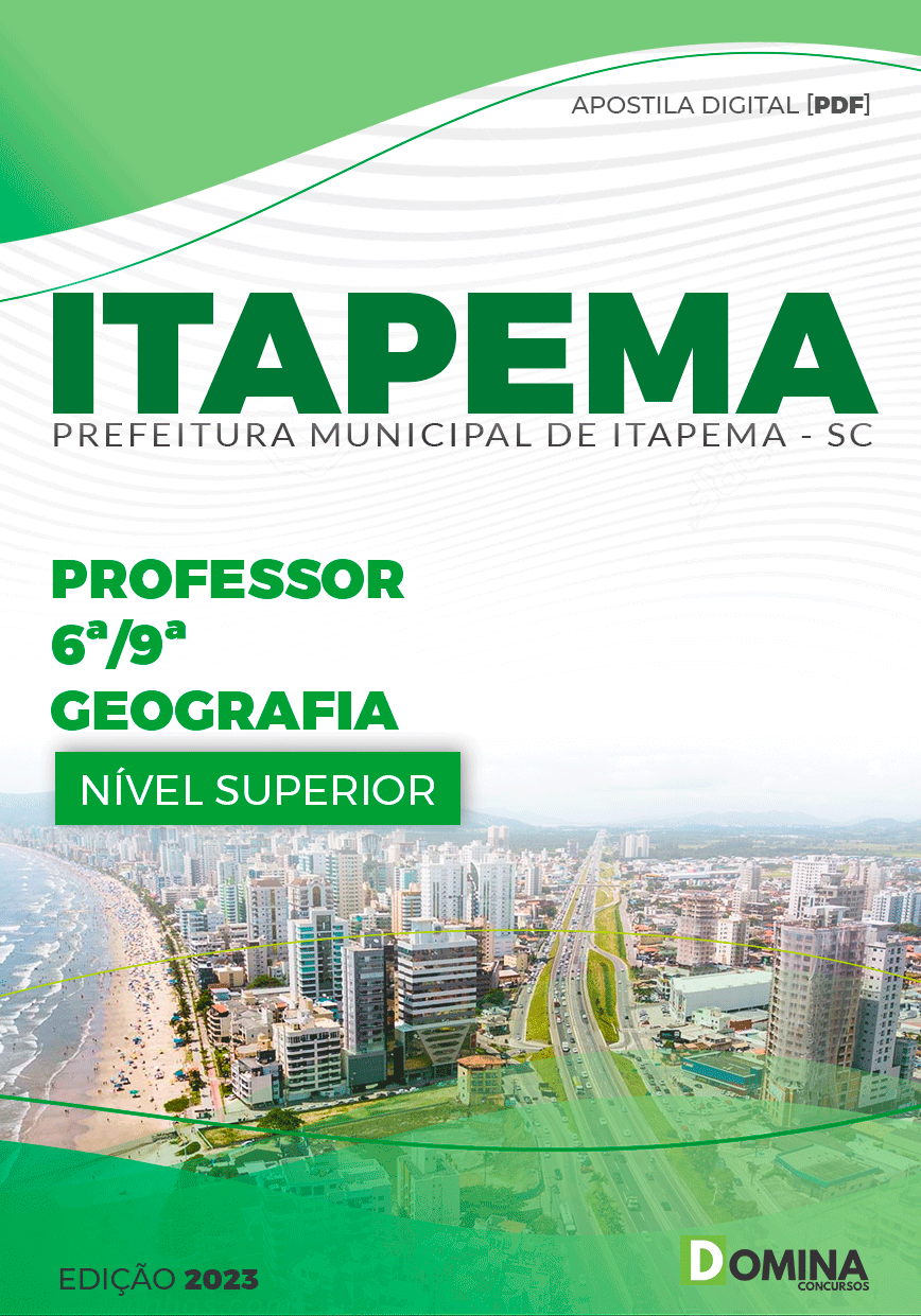 Apostila Pref Itapema SC 2023 Professor Geografia