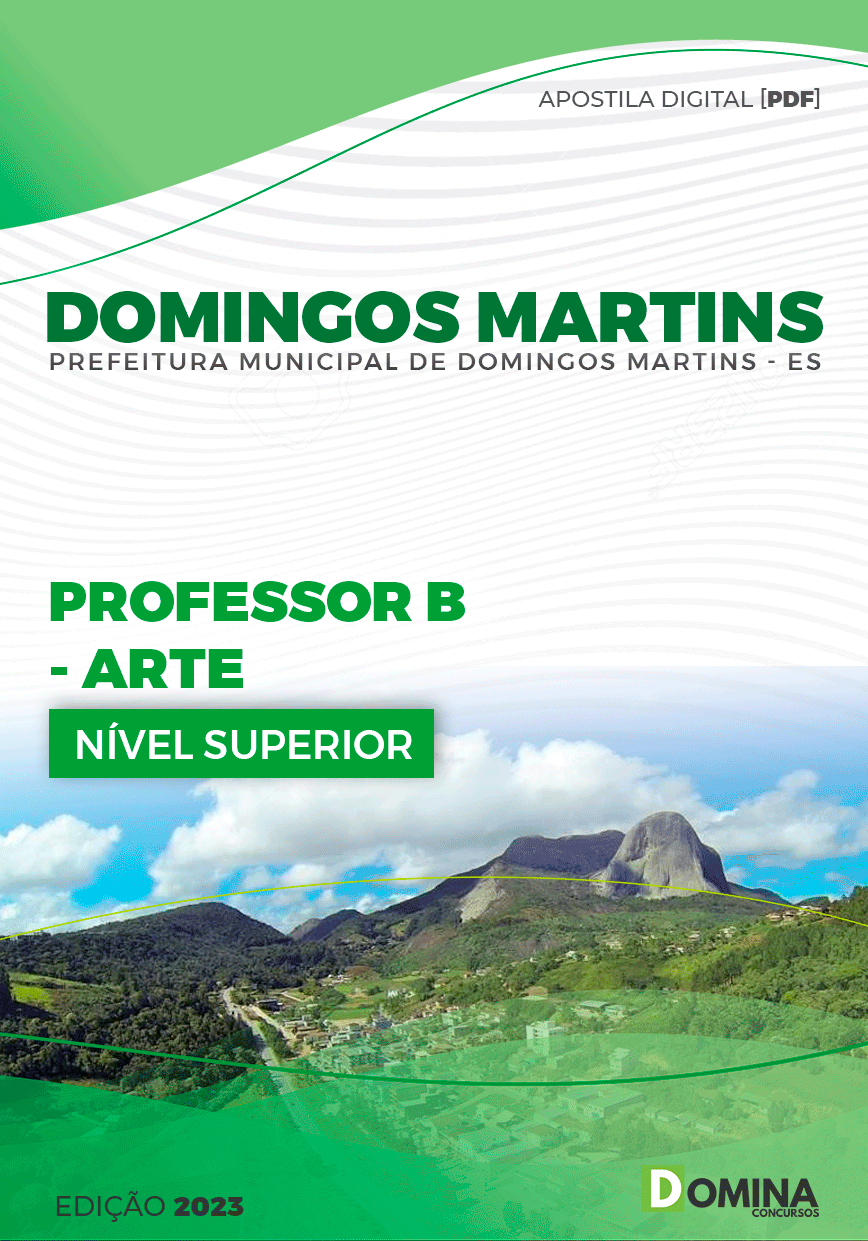 Apostila Pref Domingos Martins ES 2023 Professor B Arte