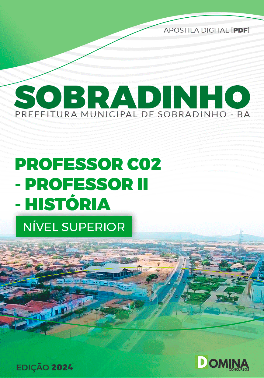 Apostila Pref Sobradinho BA 2023 Professor II História
