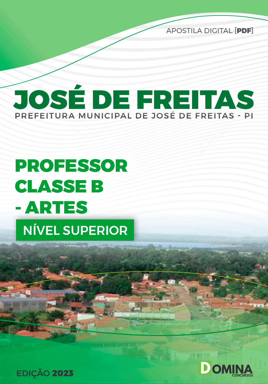 Apostila Pref José de Freitas PI 2023 Professor Artes