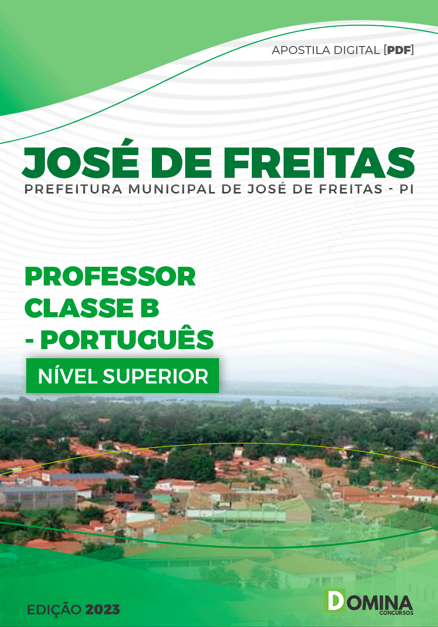 Apostila Pref José de Freitas PI 2023 Professor Português