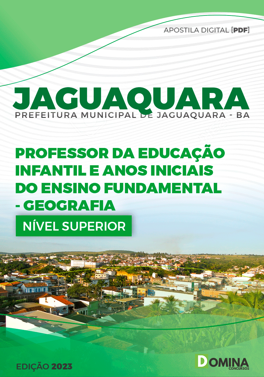 Apostila Pref Jaguaquara BA 2023 Professor Geografia