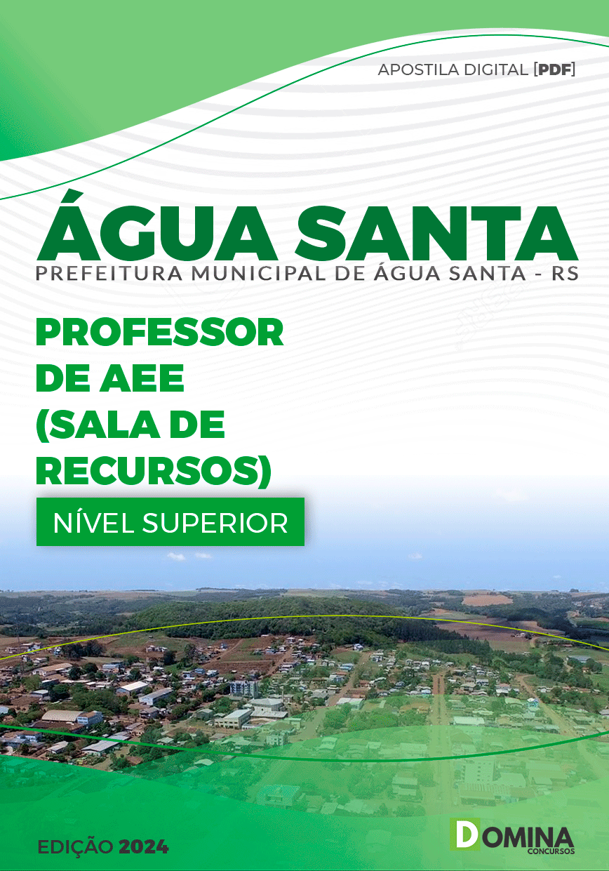 Apostila Pref Água Santa RS 2024 Professor de AEE