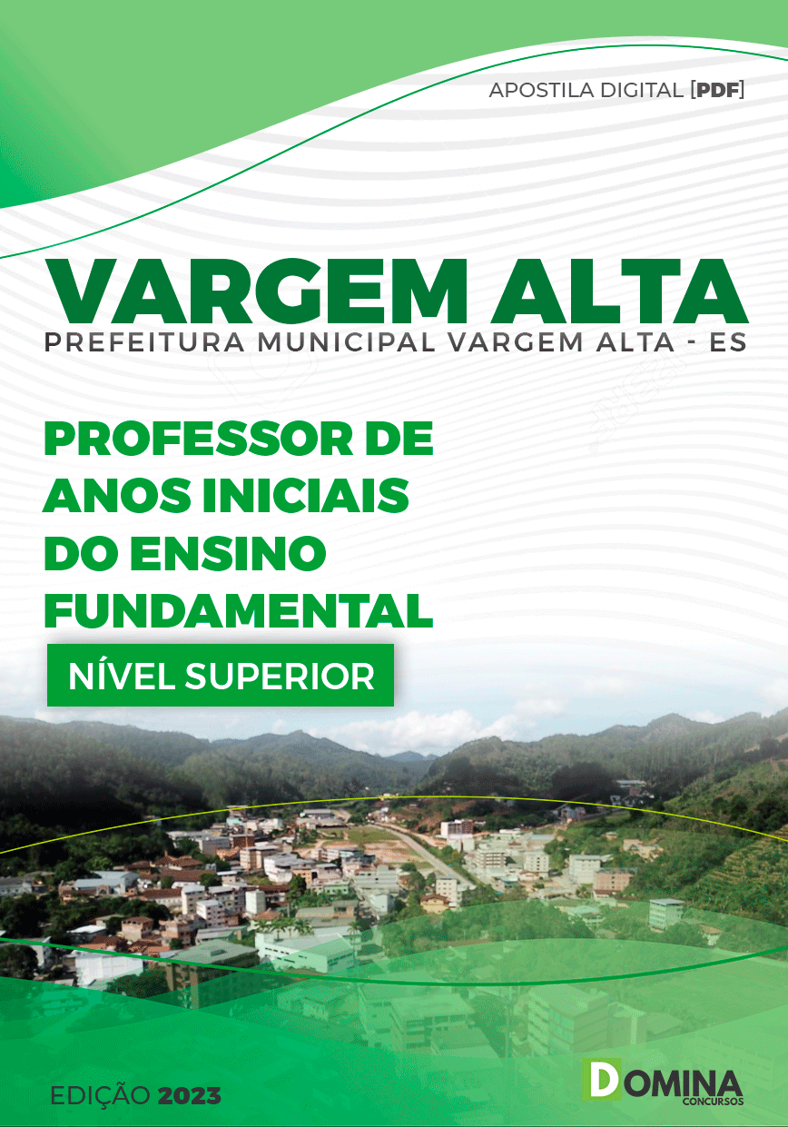 Apostila Pref Vargem Alta ES 2023 Professor Ensino Fundamental