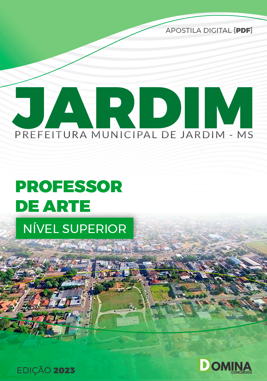 Apostila Concurso JARDIM MS 2023 Professor Artes