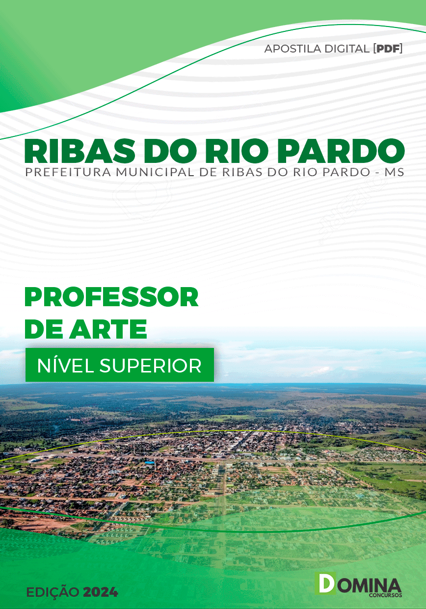 Apostila Pref Ribas do Rio Pardo MS 2024 Professor Arte