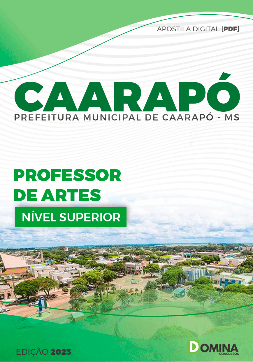 Apostila Pref Caarapó MS 2023 Professor Artes