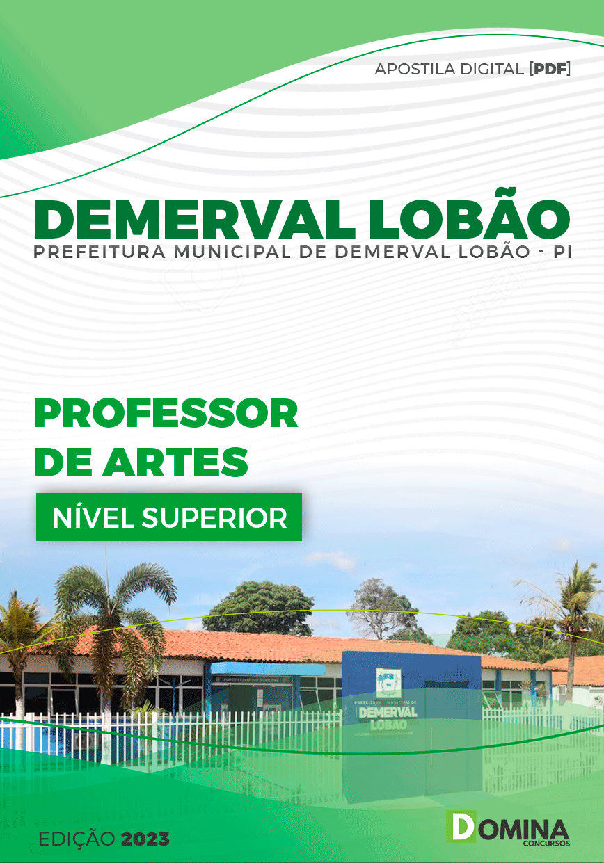 Apostila Pref Demerval Lobão PI 2023 Professor de Artes