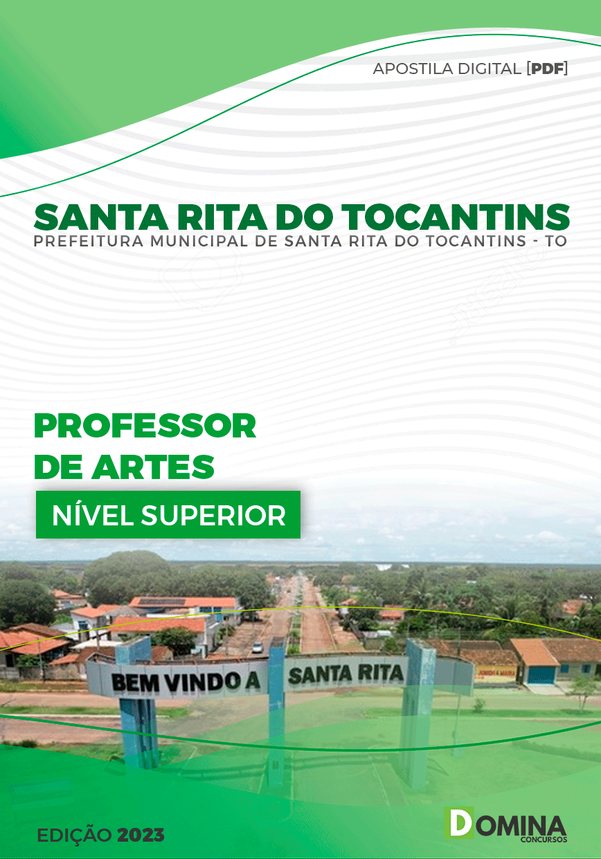 Apostila Pref Santa Rita do Tocantins TO 2023 Professor Artes