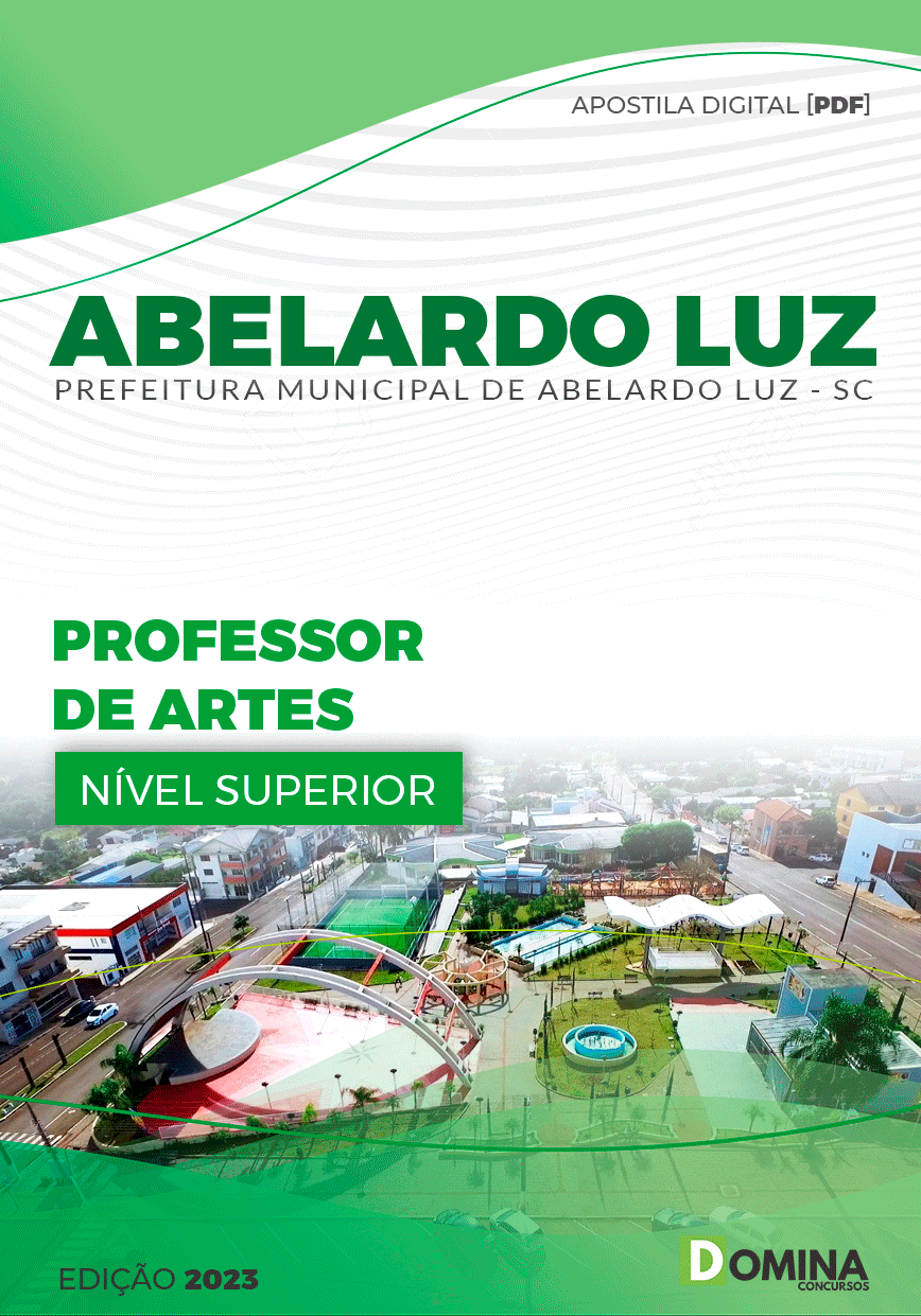 Apostila Pref Abelardo Luz SC 2023 Professor de Artes