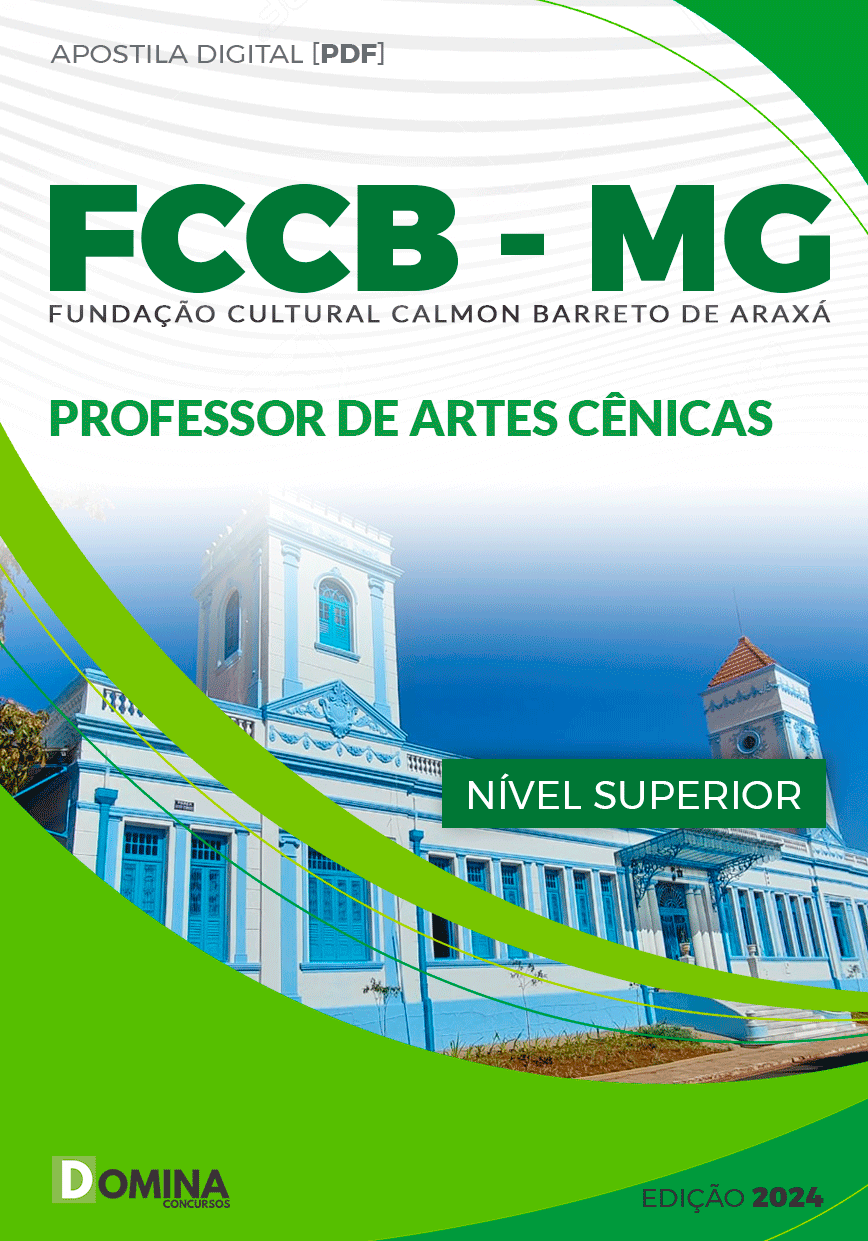 Apostila FCCB MG 2024 Professor Artes Cênicas