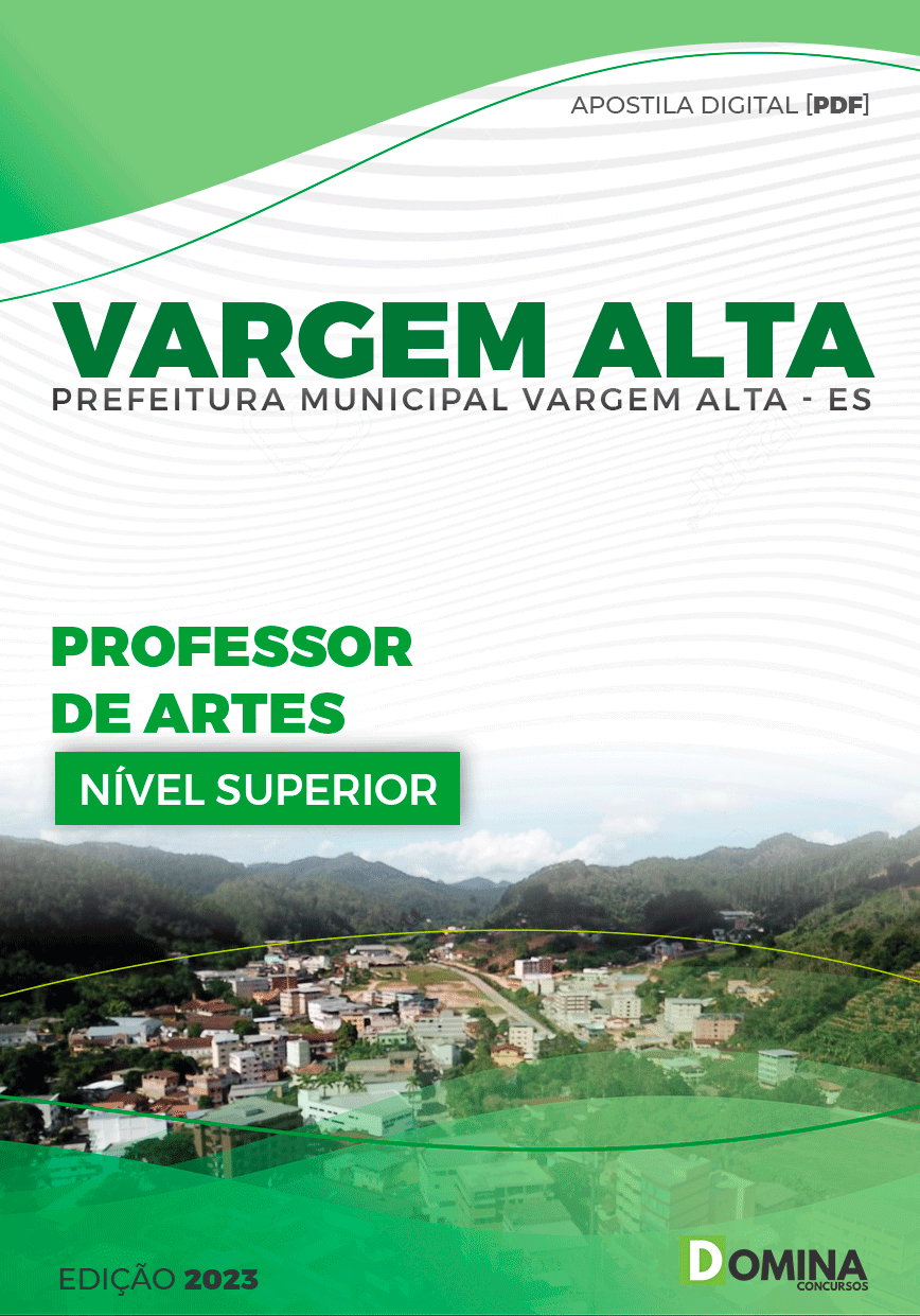 Apostila Pref Vargem Alta ES 2023 Professor de Artes