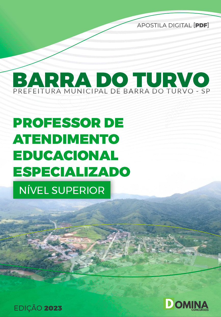 Apostila Pref Barra do Turvo SP 2023 Professor Educacional Especializado