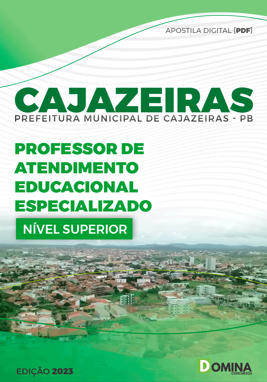 Apostila Pref Cajazeiras PB 2023 Professor Educacional Especializado